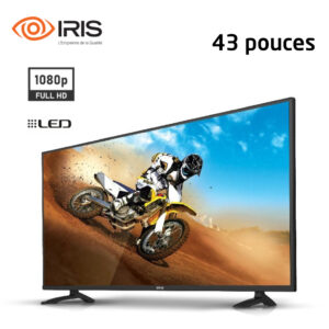 تلفاز 43 بوصة بدقة عالية Iris Téléviseur LED 43 Pouces FHD 1080p 43F10
