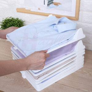 طقم من 5 طبقات تنظيم الملابس والأقمصة الحل المثالي لخزانة مرتبة وأنيقة L’organisateur De Vêtements 5pcs Ensemble Solution De Rangement Pour Placard