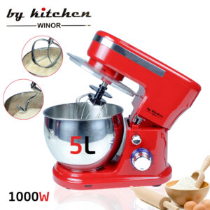 عجان سعة 5 لتر رفيقك المثالي في المطبخ لوصفات أكثر تميزا 1000واط By Kitchen Robot Pétrin Avec Capacité 5L Ideal Pour Votre Cuisine 1000W SM1902A