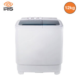 غسالة آلية بلاستيكية بسعة 12 كغ IRIS Machine A Laver En Plastique 12Kg (2 Bacs) FR-120