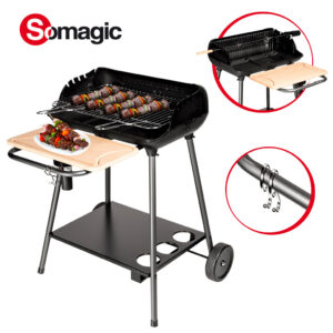شواية الباربيكيو المحمولة بتصميم مميز صناعة فرنسية SOMAGIC Barbecue Bergamo Avec Beau Design BBQ-BERGAMO